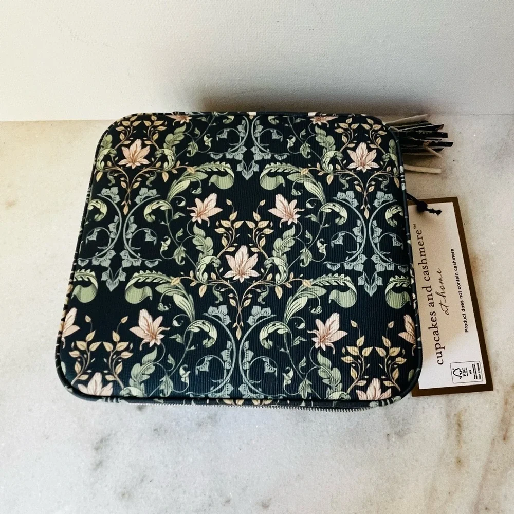 Floral Patterned Jewelry Case travel organizer jewelry box